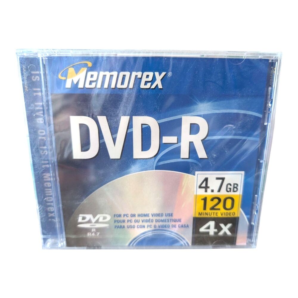 7X Memorex DVD-R 4.7GB 32025510 New Sealed Set Of 7